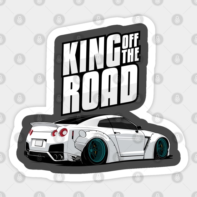 KING OF ROAD Sticker by aimey